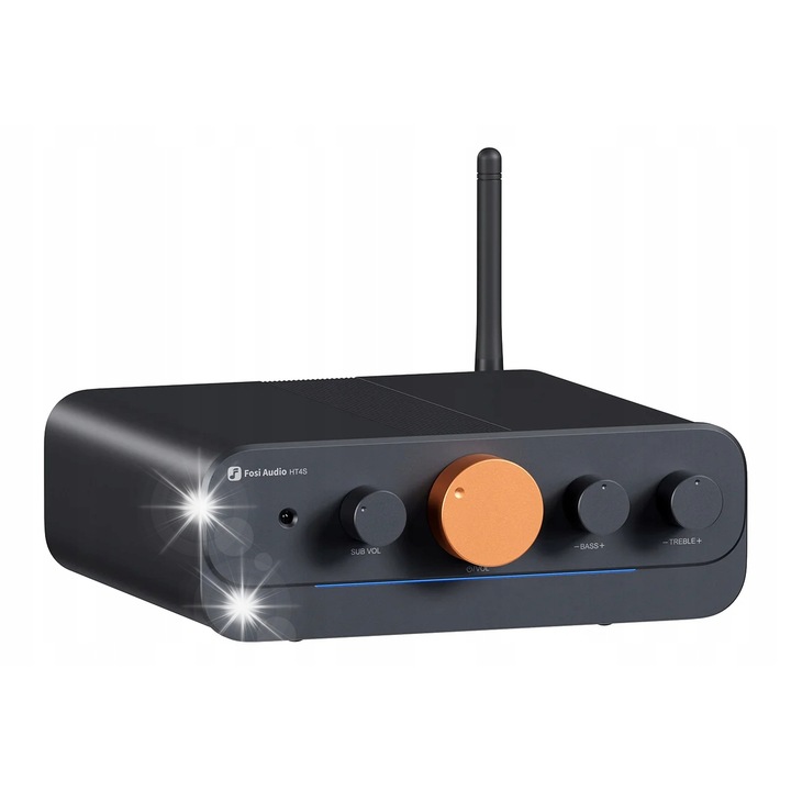 Amplificator Fosi Audio HT4S 5.0/4.1, Bluetooth 5.0, DAC incorporat, 5x30W, set