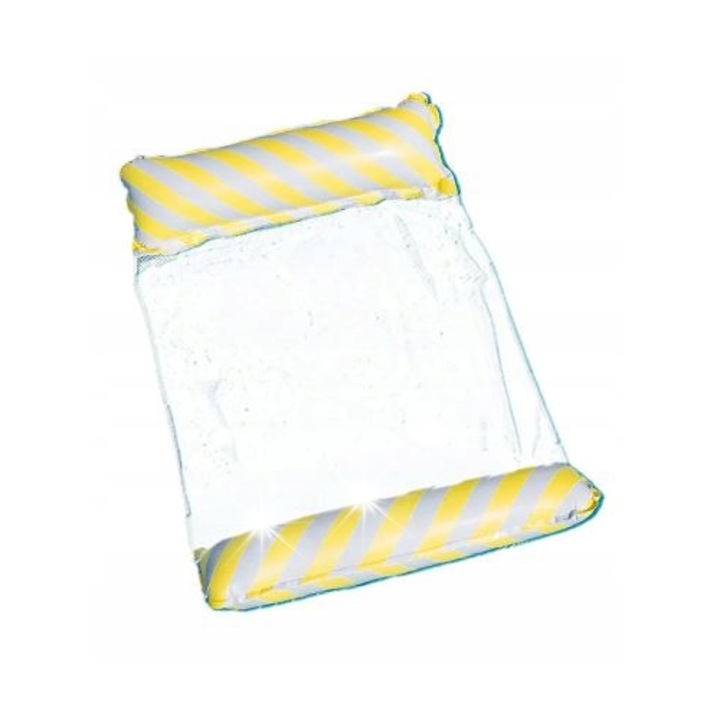 Saltea de plaja Zolta, hamac gonflabil, 120x70cm, PVC, cu petice de reparare
