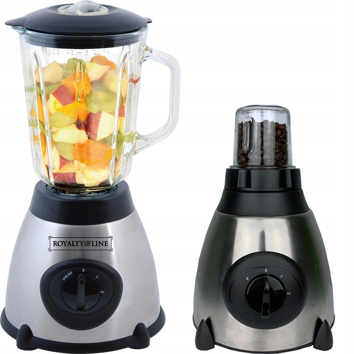 Turmixgép Biko SM600.6, 800W, 1.5l, fekete, kávédaráló és jégzúzó funkcióval
