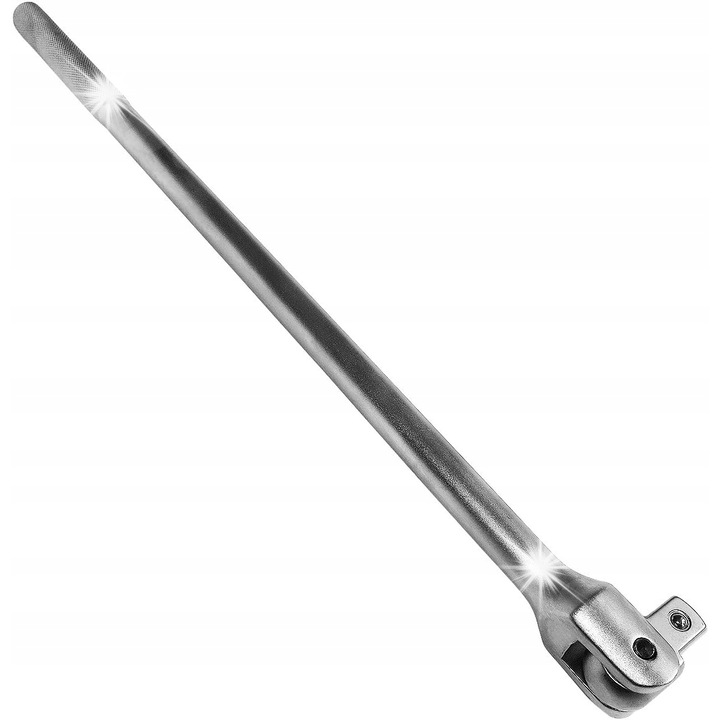 Csuklós hajtószár 1/2", 600 mm, O 16 mm, S&R, törésálló, matt