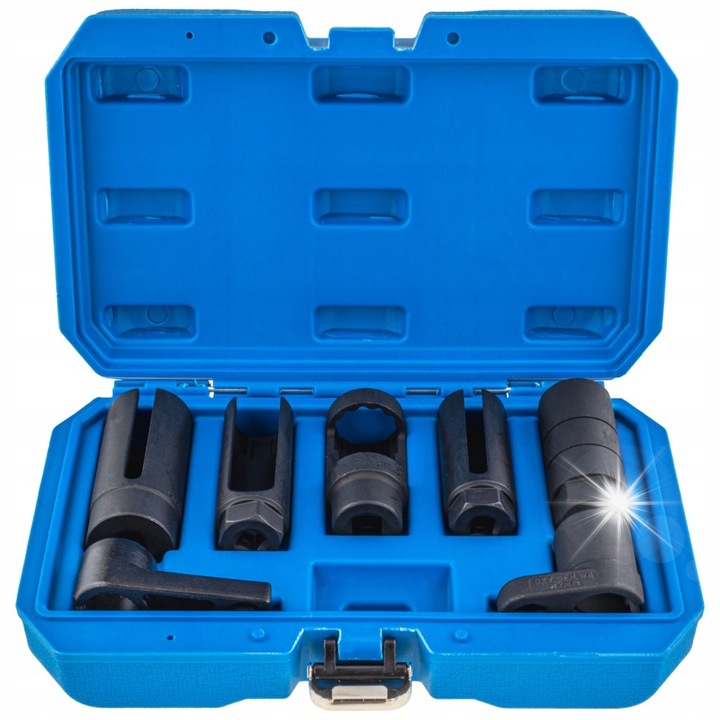 Set 7 unelte pentru sonda lambda si injectoare, Falcon, otel cromovan, dimensiuni variate