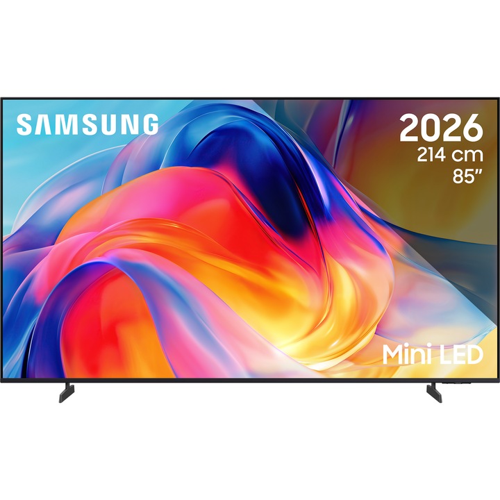 Televizor SAMSUNG MiniLED 85M72H, 214 cm, Smart, 4K Ultra HD, Clasa F (Model 2026)