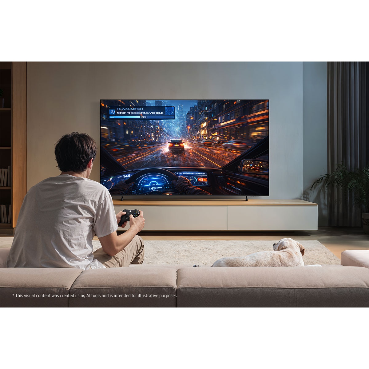 Televizor SAMSUNG MiniLED 85M80H, 214 cm, Smart, 4K Ultra HD, 144 Hz, Clasa D (Model 2026)