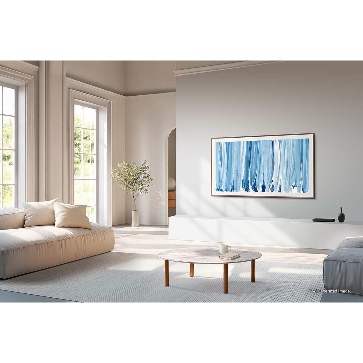 Televizor SAMSUNG Neo QLED The Frame Pro 55LS03HW, 138 cm, Smart, 4K Ultra HD, 144 Hz, Clasa F (Model 2026)