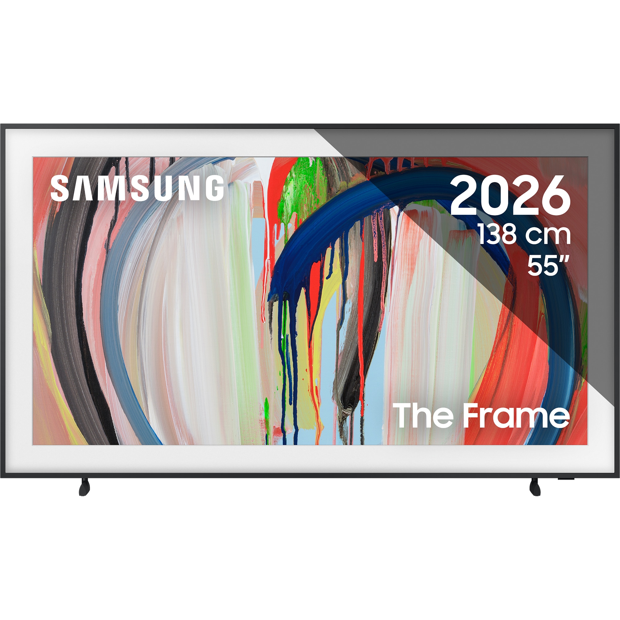 Televizor SAMSUNG QLED The Frame 55LS03H, 138 cm, Smart, 4K Ultra HD, Clasa F (Model 2025)