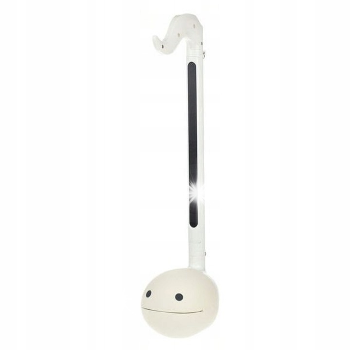 Otamatone Deluxe, музикален инструмент, бял, 44 см, комплект с батерии и каишка