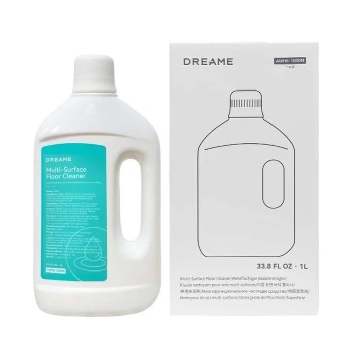 Detergent pentru curățarea pardoselilor Dreame, 1L, formulă concentrată, fără spumă, pentru aspiratoare robot