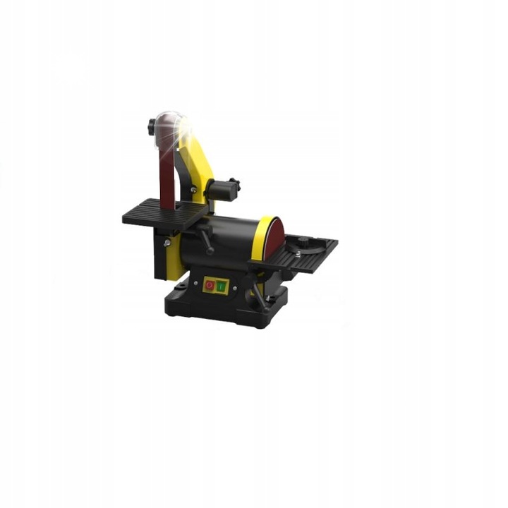 Slefuitor de masa Kraft-Dele 600W, 2 module, 125mm, 25x750mm, set cu 10 discuri abrazive P120