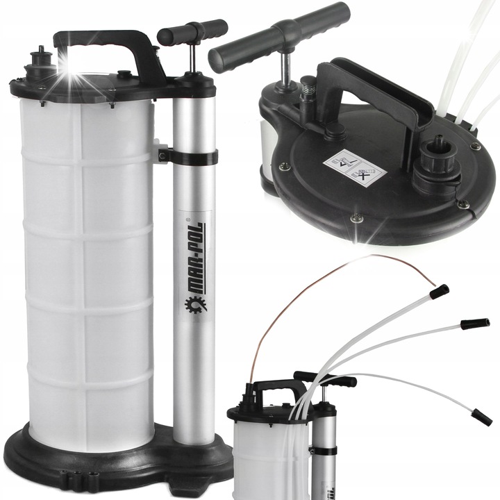 Odsysarka manuala pentru ulei 9L, Mar-Pol, 4 sonde, dimensiuni 62x10cm