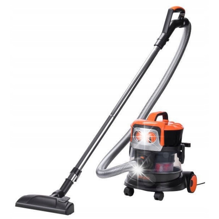 Индустриална прахосмукачка Kraft&Dele KD5149 2000W 9L, без торба, 4 накрайника, 230V