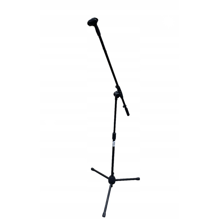 Mikrofonállvány, NEXON KSM-2002, maximális magasság 170cm, fekete színű, dinamikus mikrofon tartóval ellátott szett