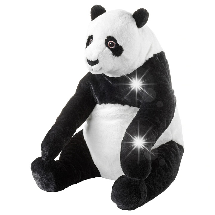 Plüssjáték, DJUNGELSKOG, panda, 47cm, gyerekeknek