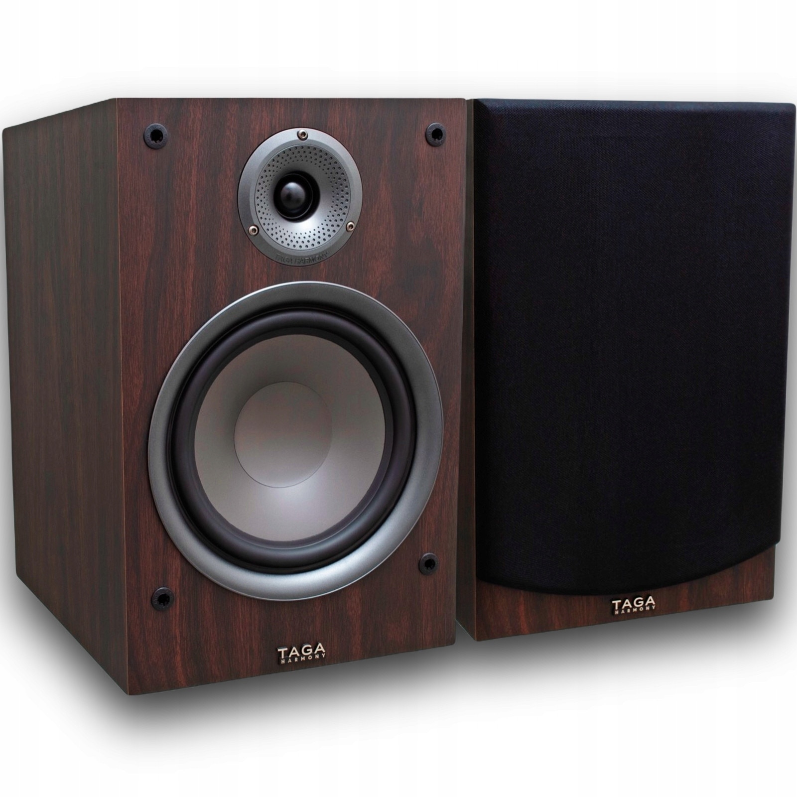Boxe surround TAV-807B, Taga Harmony, 2-drozne, Modern Wenge, 390x300x250mm, set 2 buc.