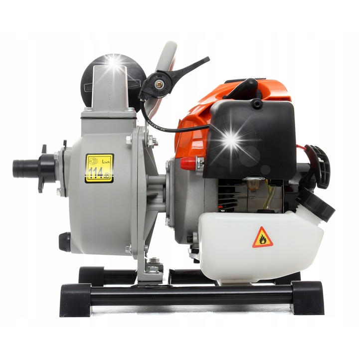 Motopompa apa 1", 2km, inaltime ridicare 30m, capacitate 300l/min, dimensiuni 37x30x30cm