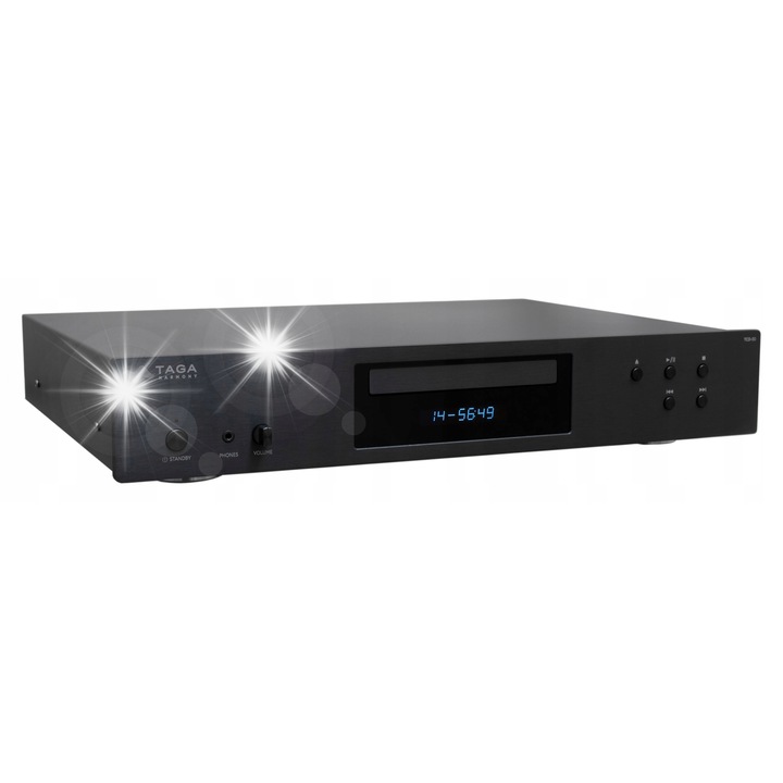 Hi-Fi CD плейър Taga Harmony TCD-50, 32 Ohm, 7x43x32cm, черен