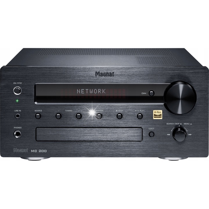 Amplificator stereo Magnat MC 200, CD, DAB+, Bluetooth, negru
