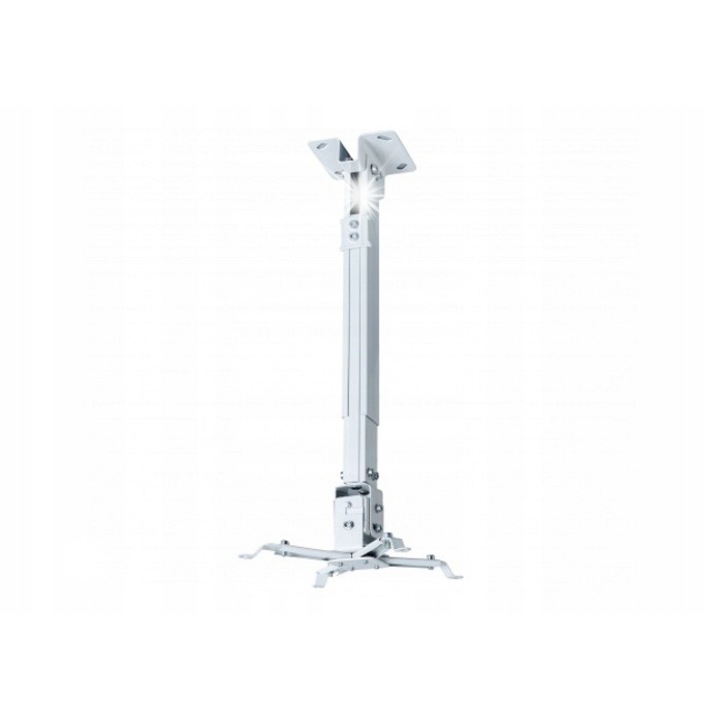 Uchwyt sufitowy pentru proiector, Kauber, UP 42-65, alb, 42x65cm