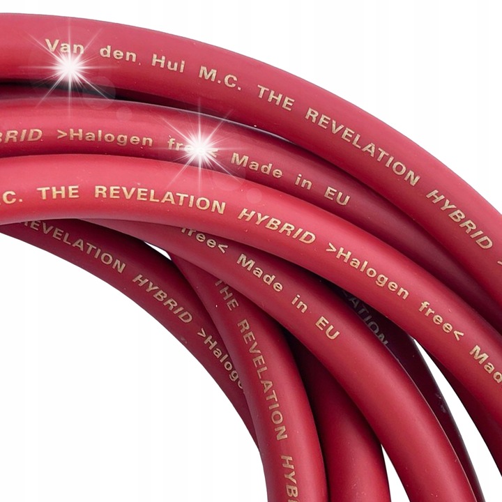 Van den Hul The Revelation Hybrid hangszórókábel, 1m, ezüstözött, piros