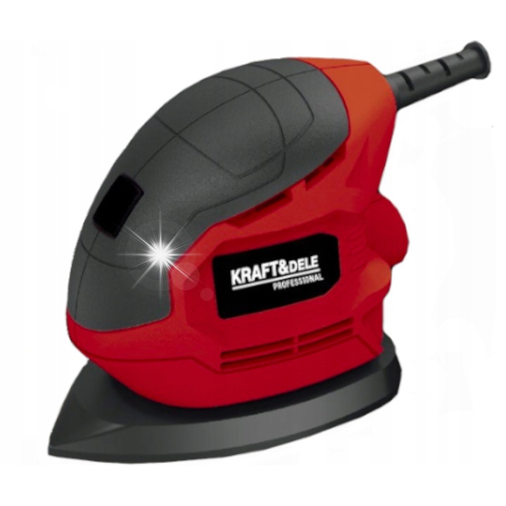 KRAFT&DELE KD3044 oszcilláló csiszoló, 900W, ergonomikus kialakítás, porelszívó rendszer, 230V