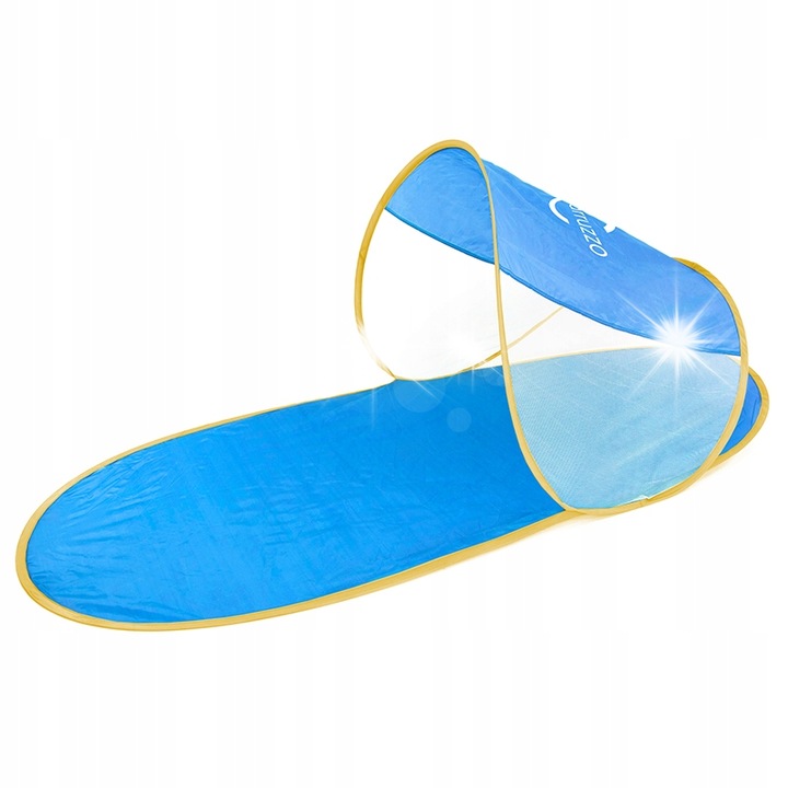Cort camping Martom, plaja, auto-retractabil, 135x65x53cm, multicolor