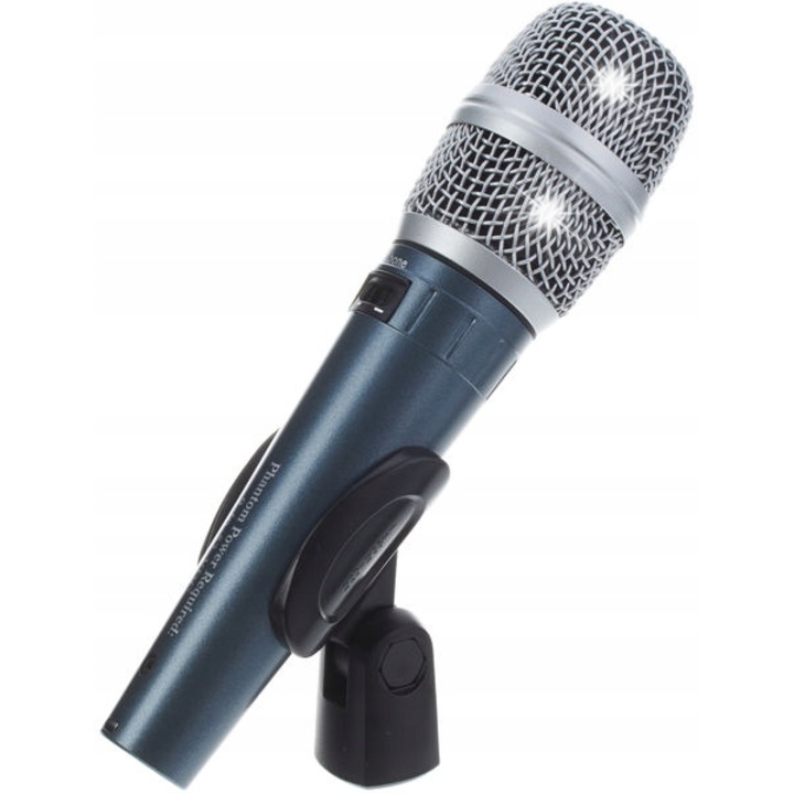 Kondenzátor mikrofon, the t.bone MB 78 Beta, kardioid karakterisztika, 20-20.000 Hz, komplett szett