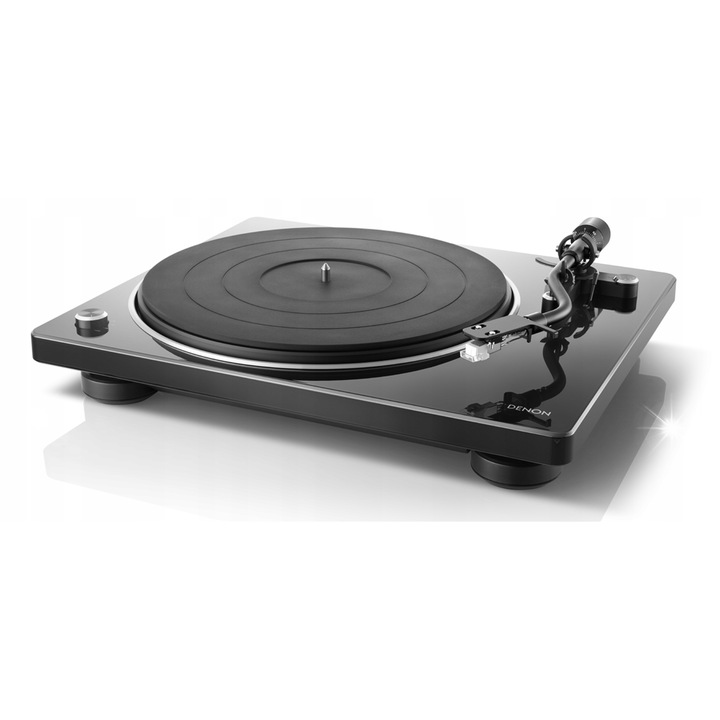 Грамофон Denon DP-400, автоматичен, 33 1/3 об/мин, 45 об/мин, 78 об/мин, 41x34.2x13.2см, черен
