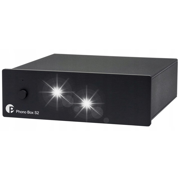 Pro-Ject Phono Box S2 előerősítő, fekete, 4 erősítési szint, audiofil konstrukció
