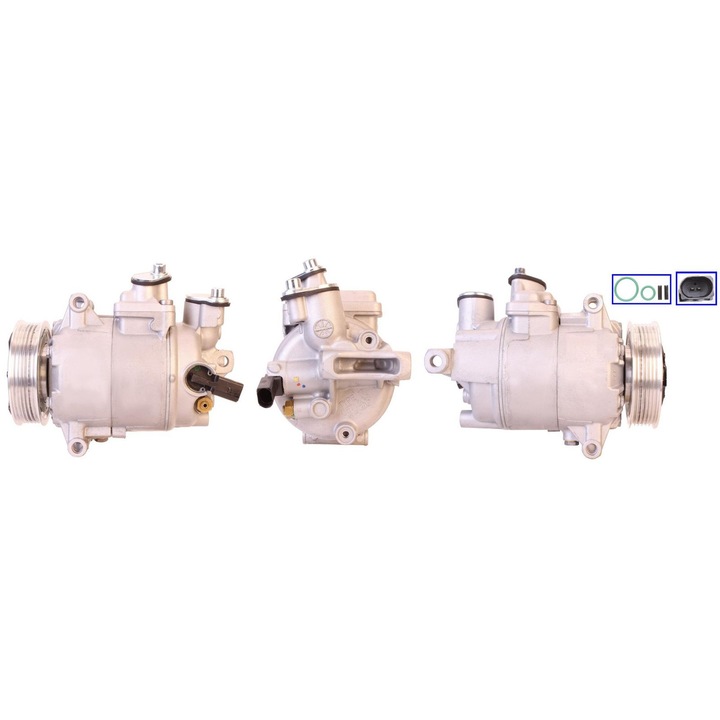 Lucas ACP495 autókompresszor, kompatibilis Audi, Citroen, Seat