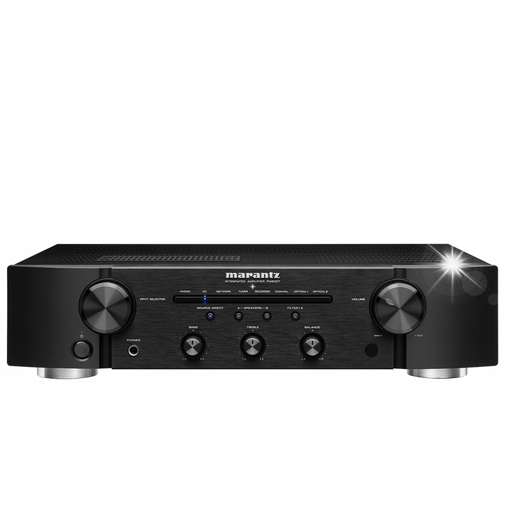 Marantz PM6007 integrált erősítő, 2x45W, DAC, fekete, 440x370x105mm