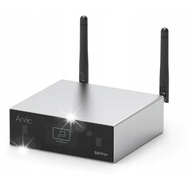 Amplificator stereo Wi-Fi S50 Pro+, multiroom, Bluetooth 5.0, 12x11,3x3,7cm
