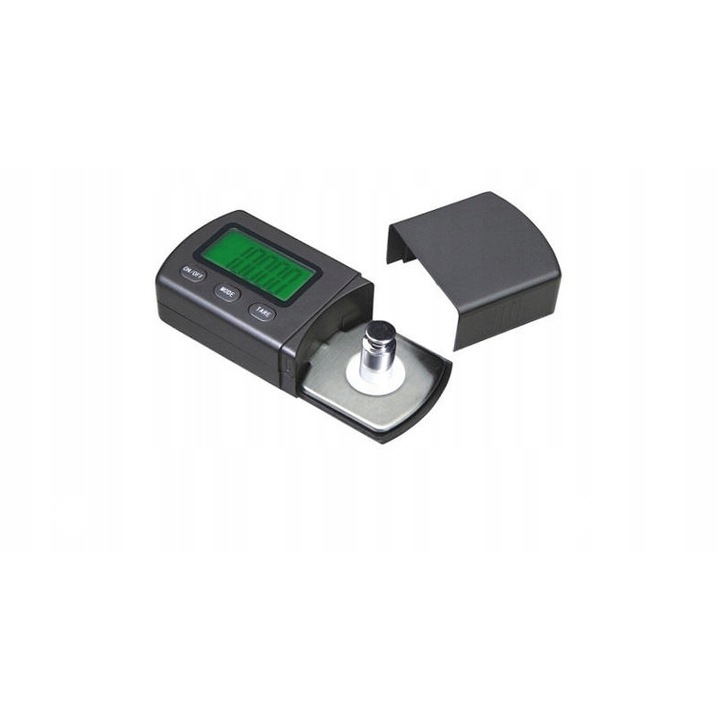 Cantar digital Pro-Ject Measure it E, калибриране, 0-5g, черен, 96x21x43mm, комплект с 2 батерии и калъф