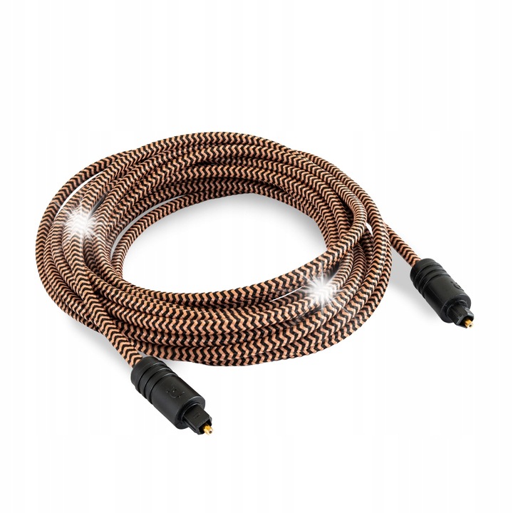 Оптичен кабел Toslink Proson Arctic, 3м, 5.1/7.1, PVC, найлон