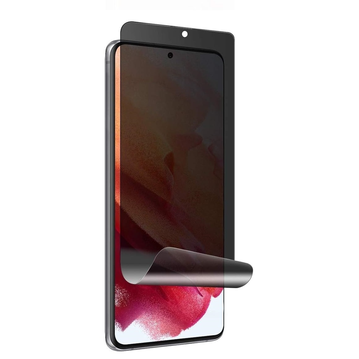 Folie protectie ecran Privacy pentru Samsung Galaxy A55, Hydrogel TPU, Full Cover, ISAG