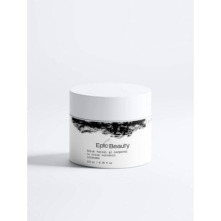 Scrub Facial si Corporal cu Nisip Vulcanic Islandez