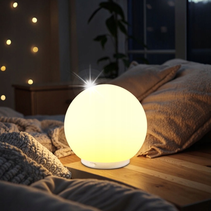 Lampa de veghe pentru copii, lumina de noapte, set, alb