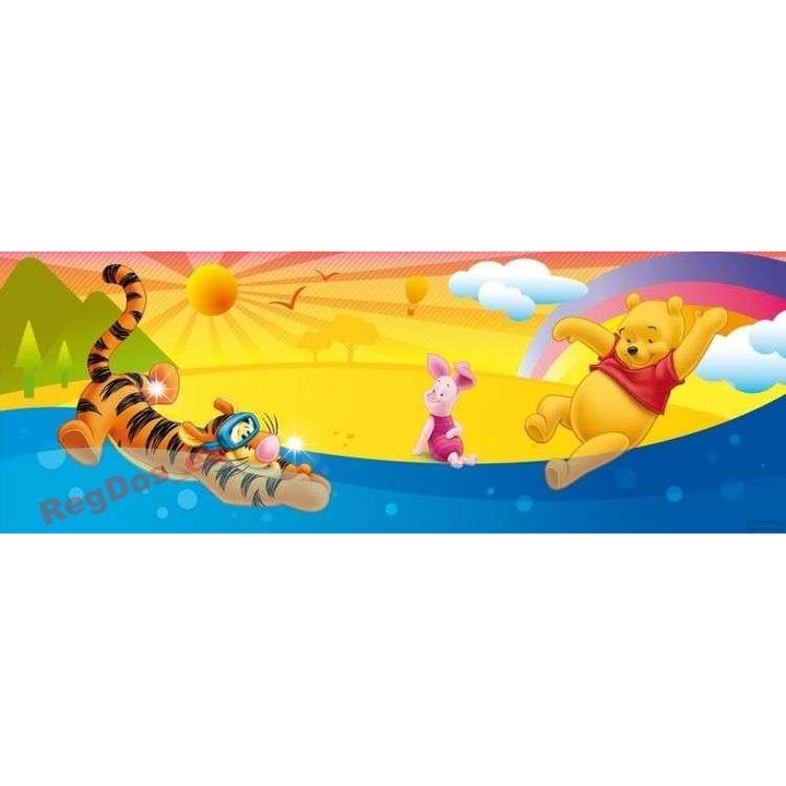 Fotótapéta Disney Micimackó, 92x254cm, 2 részes szett, ragasztóval együtt