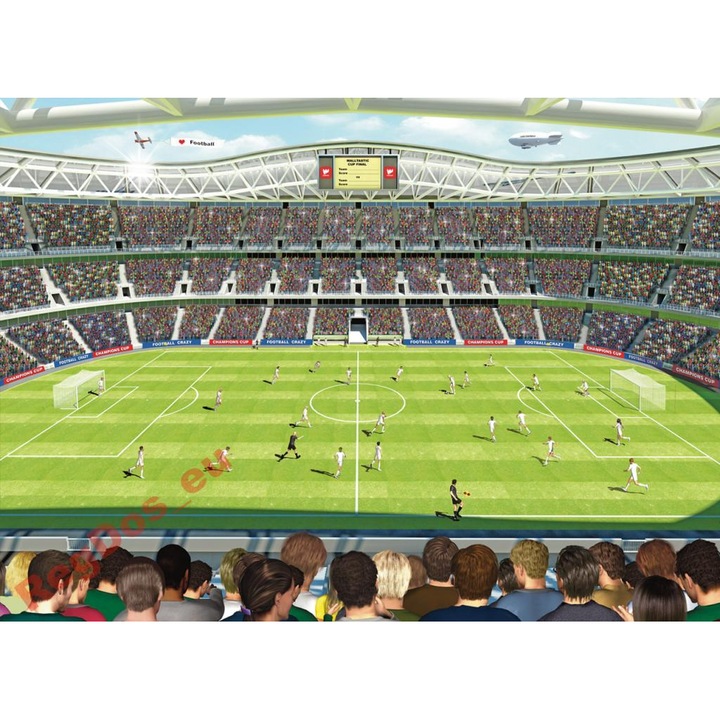 Walltastic 3D Tapéta, futballstadion, 2348x3048mm, 12 darab, mosható
