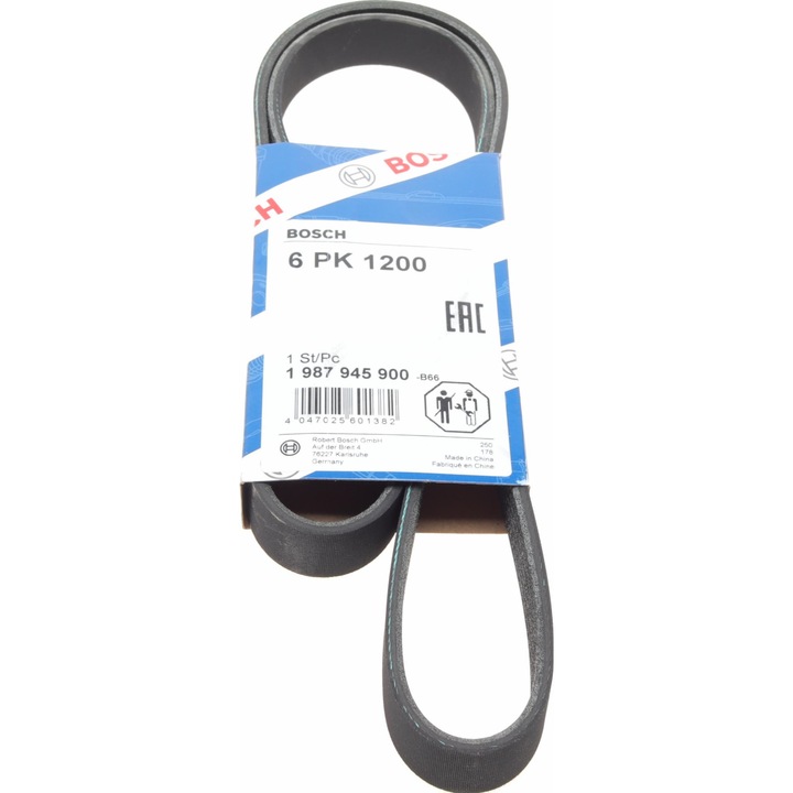 Curea Bosch 1987945900, 6PK1200, negru