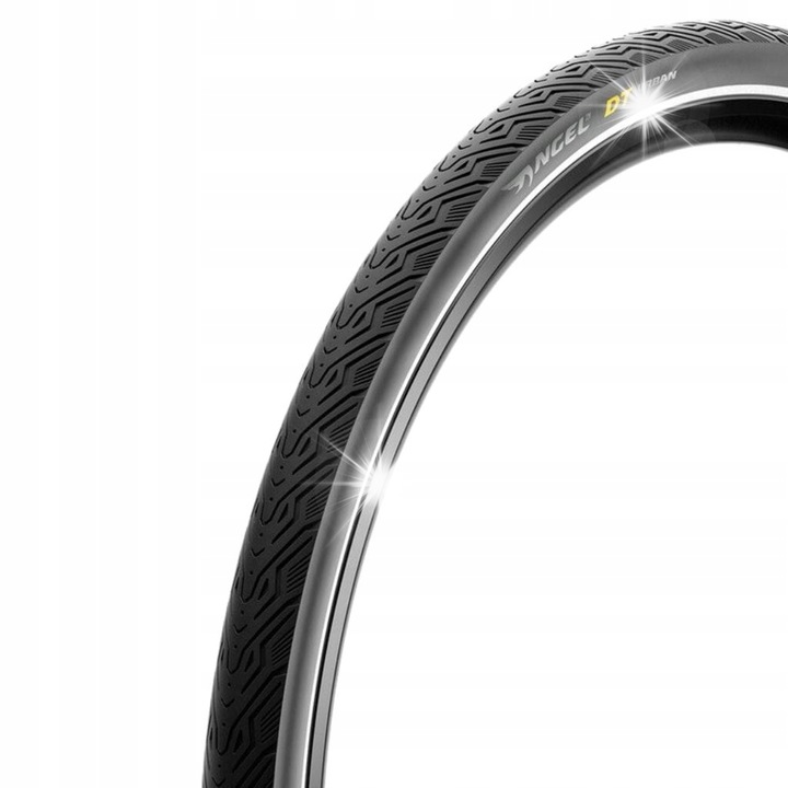 Pirelli Angel DT Urban Reflective kerékpár gumiabroncs 700x52C, PROCompound Urban, HyperBELT 60 TPI, 1100g