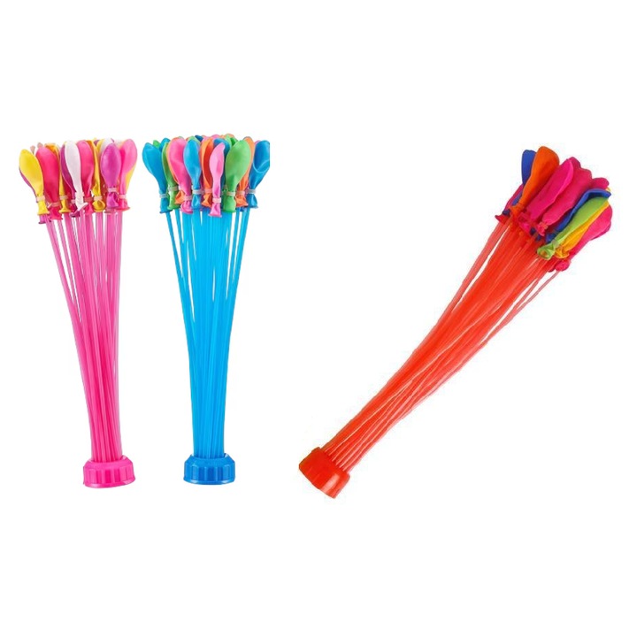 Set 333 baloane cu apa, umplere rapida, multicolor