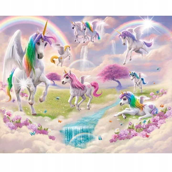WALLTASTIC UNICORN tapéta, 2348x3048mm, lemosható, könnyen felhelyezhető