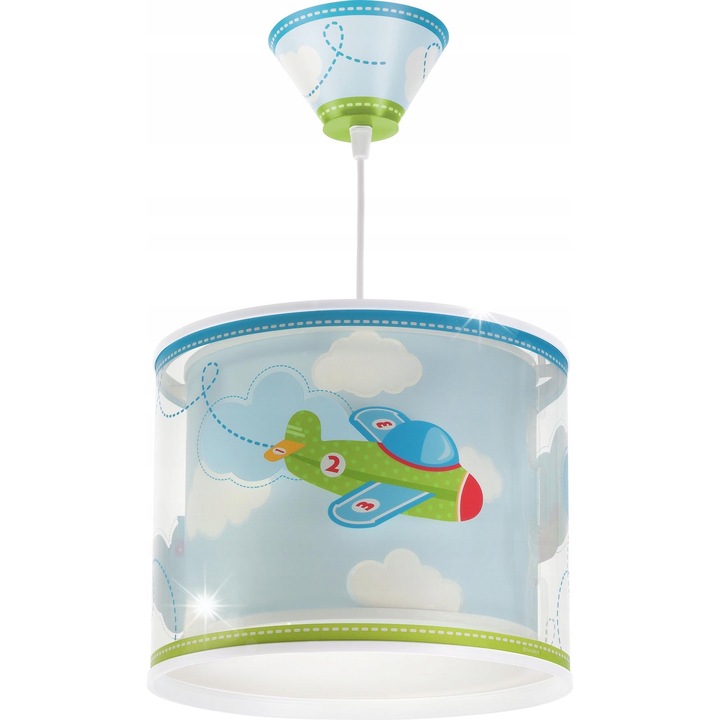 Lustra Dalber Baby Planes, 21x26,5cm, material plastic, E27, max 60W
