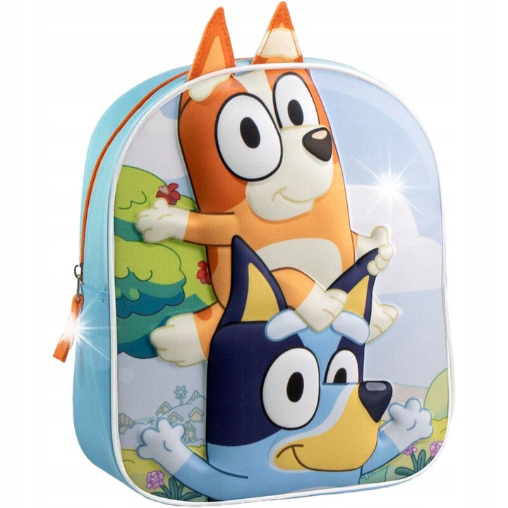 Cerda Bluey hátizsák 30cm, 3D design, óvodába, többszínű