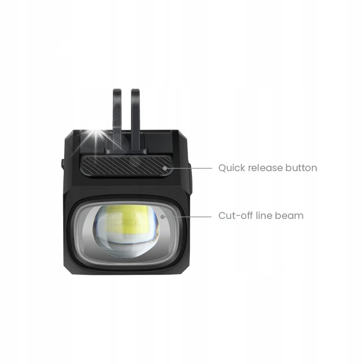 Lampa bicicleta MAGICSHINE EVO 1100, 1100 lumeni, neagra, cu suport, set complet