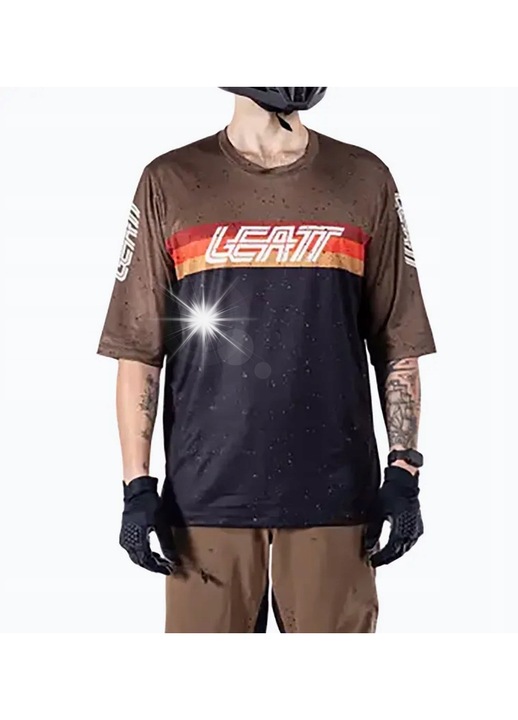 LEATT MTB Enduro 3.0 kerékpáros mez, többszínű, hűsítő hatású anyag, regular szabás, L INTL