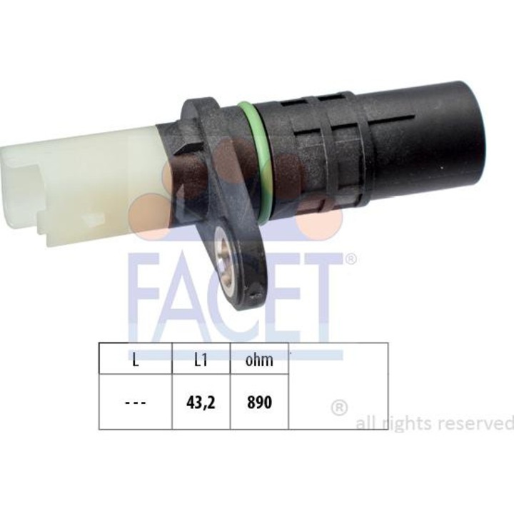 Arbore cotit FACET, senzor impulsuri, 9.0555