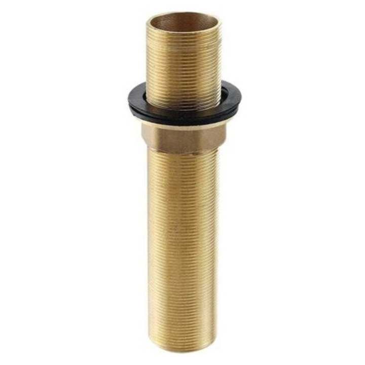 Csaptelep hosszabbító, M32 x 150 mm készlet, hosszú rögzítőszár, sárga