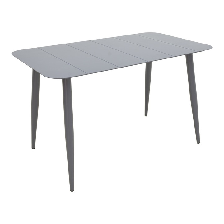 Masa gradina VivaDeco Vista V1, antracit, aluminiu, 120x70x72cm
