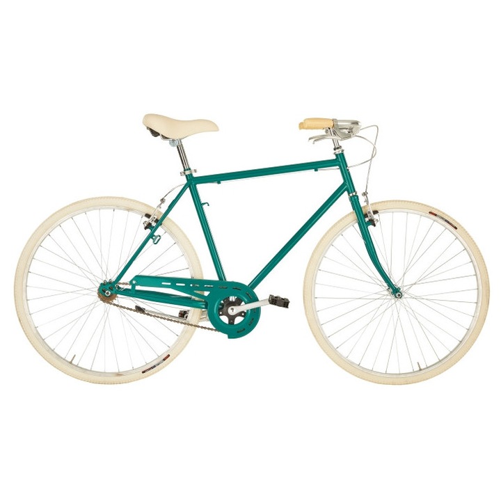 Bicicleta de oraș Alpina L'ego 28", verde smarald, cadru Hi-Ten, 1 viteză