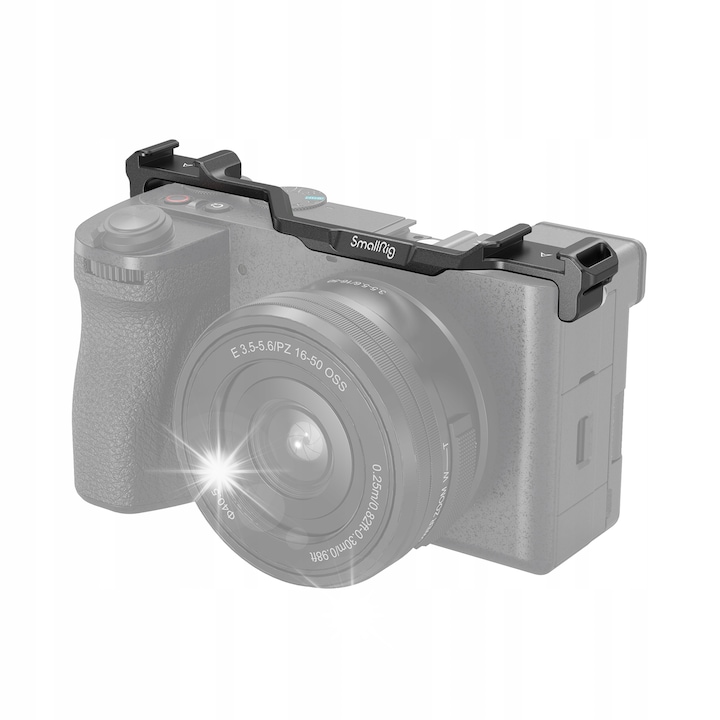 Placa de montare cu doua suporturi tip zimna stopka pentru aparat foto Sony A6700, aluminiu, 138,6x31,8x20,9mm, set